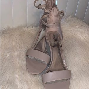 Nude Strappy Heels